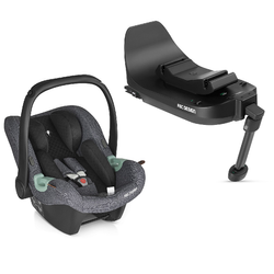 ABC Design Tulip Autositz 0-13 Kg Asphalt + Isofix Basis Root