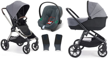 Baby Jogger City Sights Kinderwagen + Cybex Aton B2 i-Size Autositz 0-13kg + Adapter Dark Slate