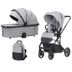 Carrello Alfa 2024 CRL-5508 Federgrau Tiefschlafkinderwagen