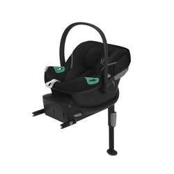 Cybex Aton S2 i-Size Autositz 0-13kg Moon Black 2023 + Cybex Base One