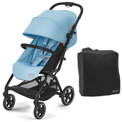 Cybex Eezy S Plus 2 Kinderwagen Beach Blue 2023 + Transporttasche gratis!