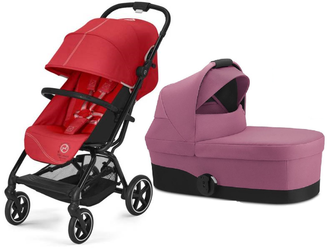 Cybex Eezy S Plus 2 Kinderwagen Hibiskus Rot 2023