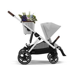 Cybex Gazelle S Kinderwagen Silber Lava Grau Rahmen