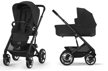 Cybex Talos S Lux Säuglingswagen Moon Schwarzer Rahmen