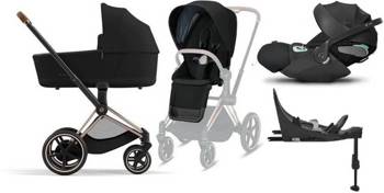 Cybex e-Priam 3.0 Kombi-Kinderwagen + Cloud Z Kindersitz 0-13 Kg set 3in1