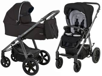 Espiro Husky XL Tiefschläfer Kinderwagen 2in1 210 Schwarz