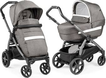 PegPerego Book 2-in-1-Kinderwagen City Grey