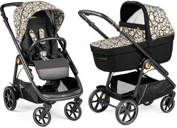 PegPerego Veloce Deep Sleeper Kinderwagen Grafik Gold