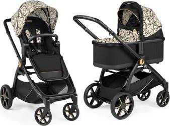 PegPerego Ypsi 2-in-1-Kinderwagen Grafik Gold